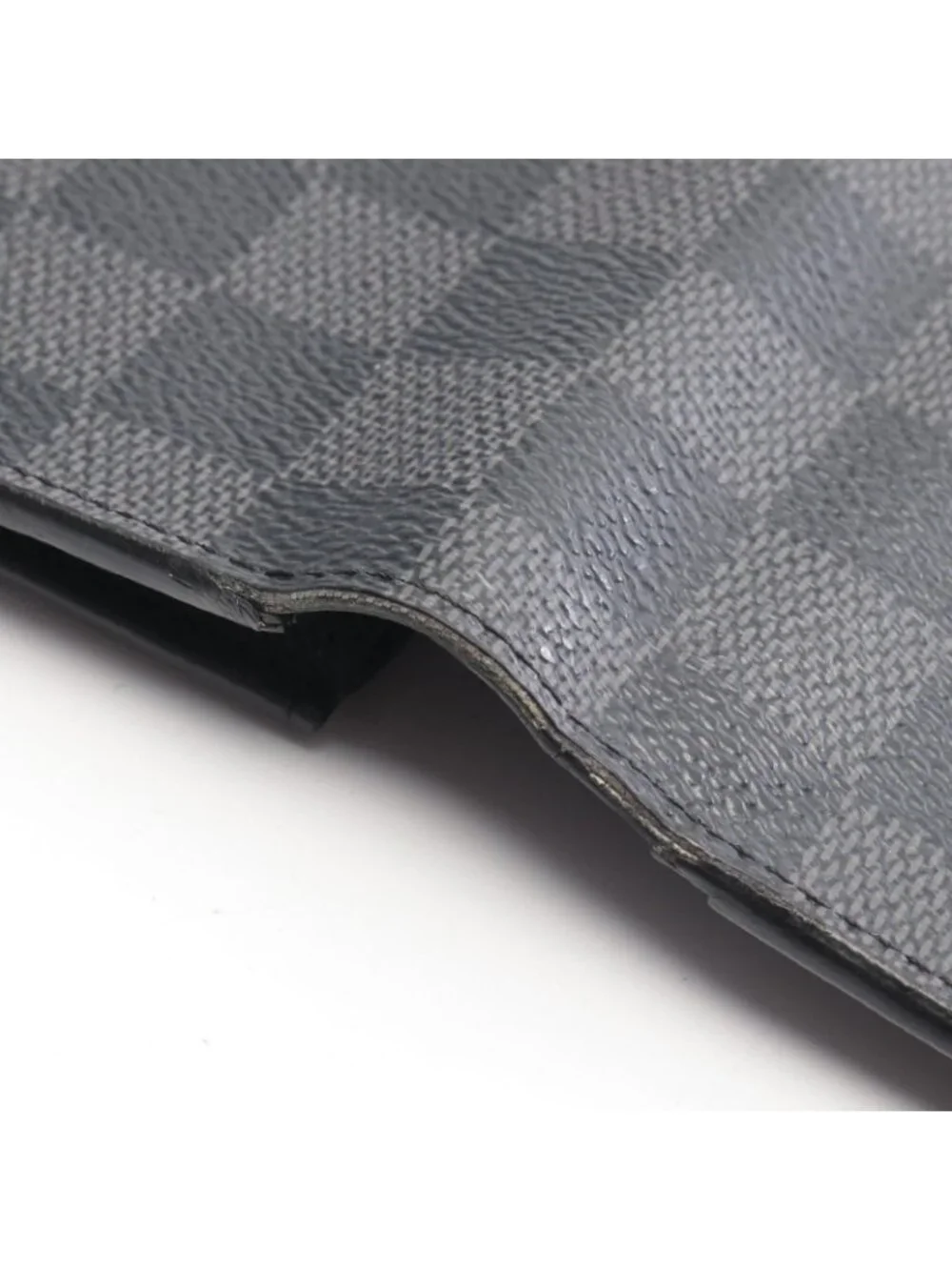 Louis Vuitton Bifold Wallet Portefeuille Brazza Damier Graphite Leather